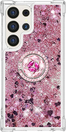 Samsung Galaxy S25 Plus Flowing Liquid Glitter Sparkly Bling Case