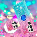 Samsung Galaxy S25 Plus Glitter Kickstand Gradient Quicksand Cover