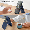 iPhone 16 Wallet Case Card Holder Kickstand RFID Blocking Flip Cover Phone Case Light Purple