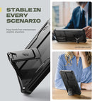 Galaxy S25 FE protective case kickstand in landscape viewing mode