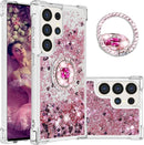 Samsung Galaxy S25 Plus Flowing Liquid Glitter Sparkly Bling Case