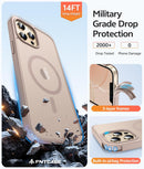 iPhone 12 Pro Max case attached to MagSafe wireless charger