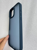 iPhone 16 Pro Case Matte Military Grade Drop Protection Frosted Translucent Black