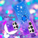 Samsung Galaxy S25 Plus Glitter Kickstand Gradient Quicksand Cover