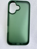 iPhone 16 Pro Case Matte Military Grade Drop Protection Frosted Translucent Black