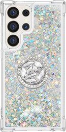 Samsung Galaxy S25 Plus Flowing Liquid Glitter Sparkly Bling Case