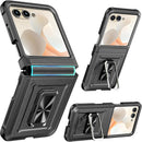 Moto Razr 2026 Kickstand Case – 360 Full Body – black main view