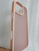 iPhone 16 Pro Case Matte Military Grade Drop Protection Frosted Translucent Black