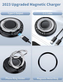 Wireless Charger 15W Fast Charging Pad Phone Ring Holder iPhone 12/13/16/17, Apple Watch