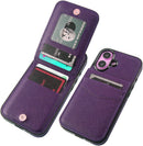 iPhone 16 Case Wallet Credit Card Holder Heavy Duty Protective Cover 16 6.1 Inch Mint Green