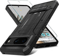 Pixel 8 Pro Screen Protector (6.7 - Inch) Dual Layer Heavy Duty Shockproof Protective Case - Army Green