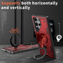 Heavy - Duty Galaxy S25 Ultra Case with 360° Rotatable Ring Kickstand