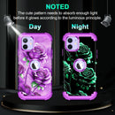 iPhone 16 Pro Case Glow Dark Three Layer Heavy Duty Shockproof Protection Hard Plastic Bumper+Soft Silicone Case