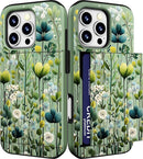 iPhone 16 Pro Case Cute Card Holder Slim Cases Paws Dog Craws