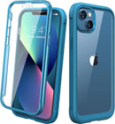 iPhone 16 Case, Full Body Rugged Case Touch Sensitive Anti - Scratch Screen Protector Pink