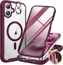 iPhone 16 Pro Case Full - Body Phone Built - in Glass Screen Protector Military