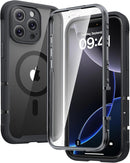 iPhone 16 Case, Full Body Rugged Case Touch Sensitive Anti - Scratch Screen Protector Pink