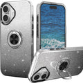 iPhone 16 Case 360°Ring Holder Kickstand Magnetic Car Mount Protective Sturdy Cover