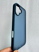 iPhone 16 Pro Case Matte Military Grade Drop Protection Frosted Translucent Black