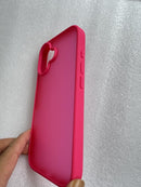 iPhone 16 Pro Case Matte Military Grade Drop Protection Frosted Translucent Black