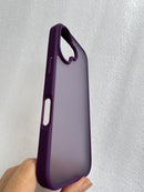 iPhone 16 Pro Case Matte Military Grade Drop Protection Frosted Translucent Black