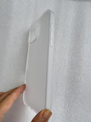 iPhone 16 Pro Case Matte Military Grade Drop Protection Frosted Translucent Black