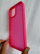 iPhone 16 Pro Case Matte Military Grade Drop Protection Frosted Translucent Black