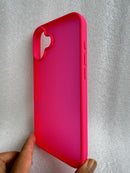 iPhone 16 Pro Case Matte Military Grade Drop Protection Frosted Translucent Black