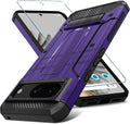 Pixel 8 Pro Screen Protector (6.7 - Inch) Dual Layer Heavy Duty Shockproof Protective Case - Army Green