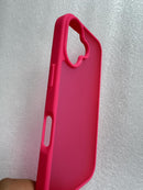 iPhone 16 Pro Case Matte Military Grade Drop Protection Frosted Translucent Black