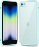 iPhone 16 Pro Transparent Hybrid Hard Shell Plastic & Soft Silicone Rubber Bumper