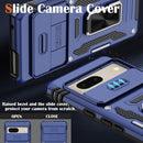 Google Pixel 9 Case Pro Case Protector Belt Clip Holster Body Cover with Kickstand Black