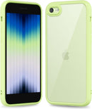 iPhone 16 Pro Transparent Hybrid Hard Shell Plastic & Soft Silicone Rubber Bumper