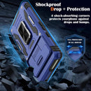 Google Pixel 9 Case Pro Case Protector Belt Clip Holster Body Cover with Kickstand Black