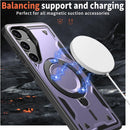 Heavy - Duty Galaxy S25 Ultra Case with 360° Rotatable Ring Kickstand