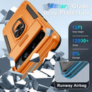 Google Pixel 8 Pro Case 2 Tempered Glass Screen Shockproof Protective Phone Cover Orange