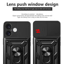 Sliding Camera Cover Design TPU+PC Phone Case, For iPhone...