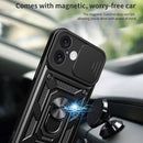 Sliding Camera Cover Design TPU+PC Phone Case, For iPhone...