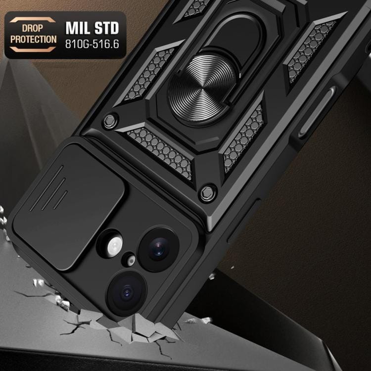 Sliding Camera Cover Design TPU+PC Phone Case, For iPhone 17