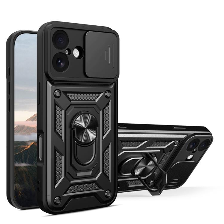 Sliding Camera Cover Design TPU+PC Phone Case, For iPhone 17