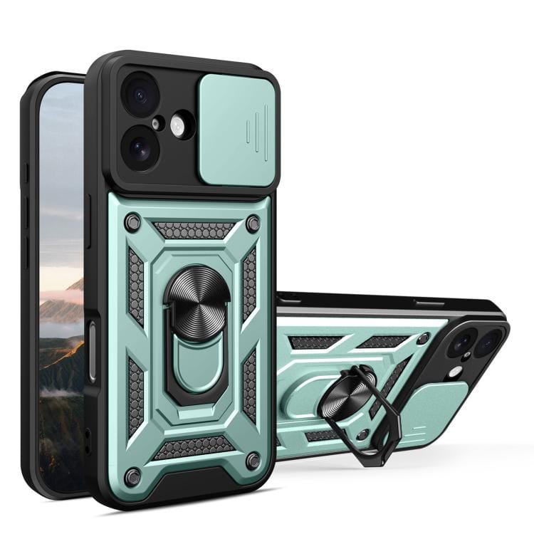 Sliding Camera Cover Design TPU+PC Phone Case, For iPhone 17