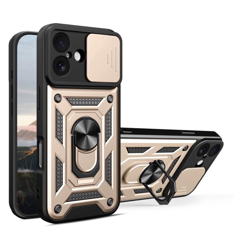 Sliding Camera Cover Design TPU+PC Phone Case, For iPhone 17