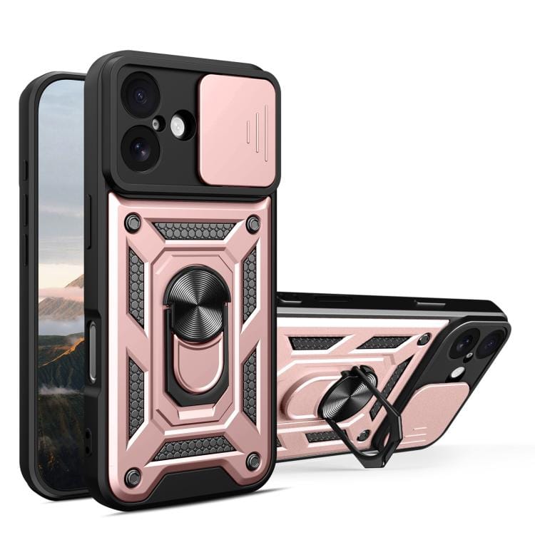 Sliding Camera Cover Design TPU+PC Phone Case, For iPhone 17