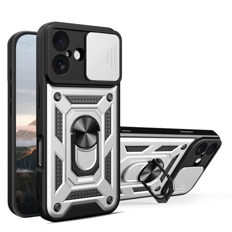 Sliding Camera Cover Design TPU+PC Phone Case, For iPhone 17