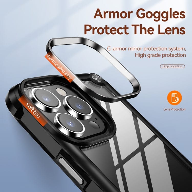 TPU + PC Lens Protection Phone Case, For iPhone 15 Pro