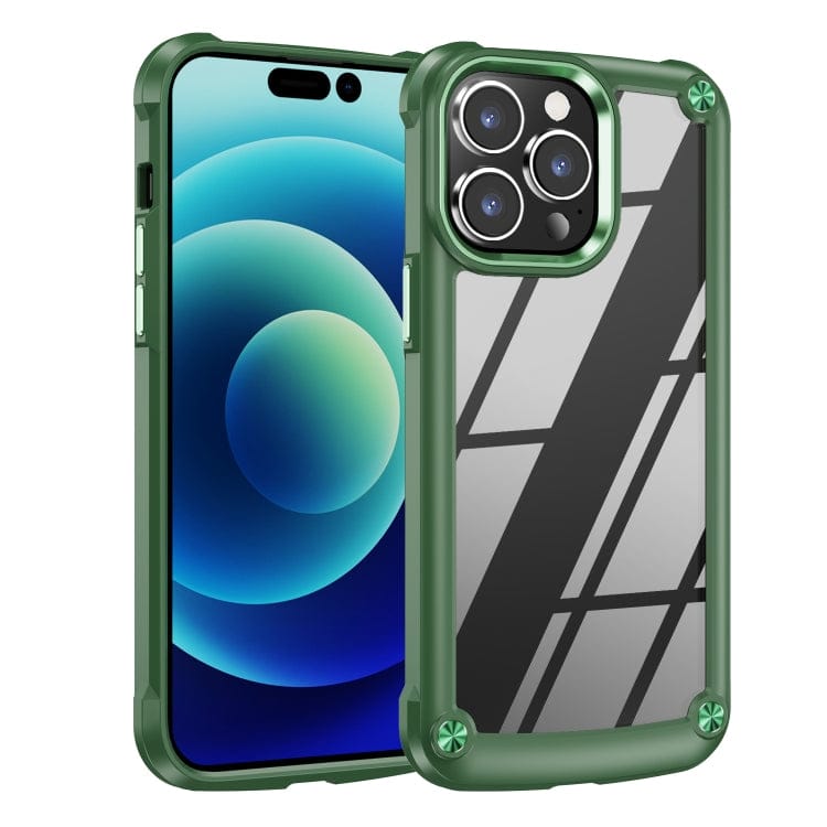 TPU + PC Lens Protection Phone Case, For iPhone 15 Pro