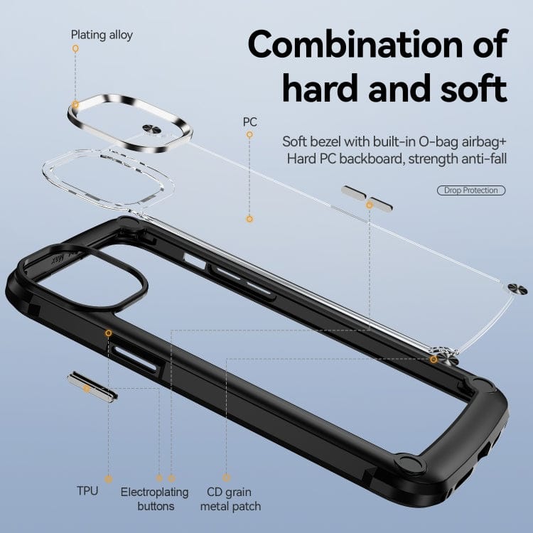 TPU + PC Lens Protection Phone Case, For iPhone 15 Plus