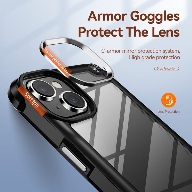 TPU + PC Lens Protection Phone Case, For iPhone 15 Plus