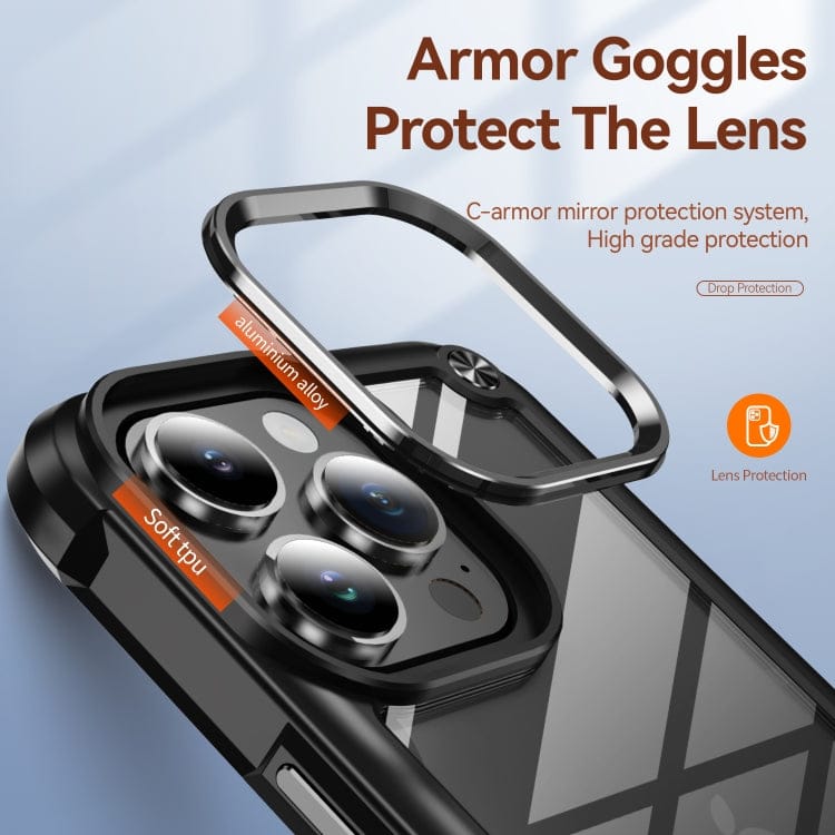 TPU + PC Lens Protection Phone Case, For iPhone 16 Pro