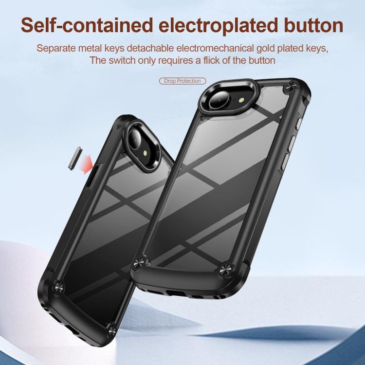 TPU + PC Lens Protection Phone Case, For iPhone 16e������...